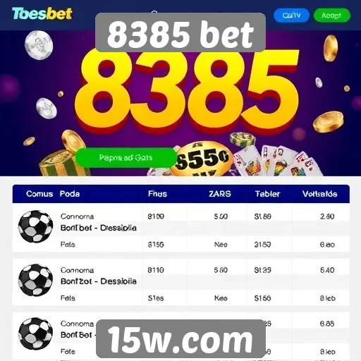 Ofertas de bônus e promoções na 8385 bet